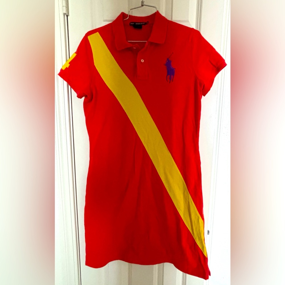 Lauren Ralph Lauren Sports Dresses Women
Size Large 
Color orange and yellow